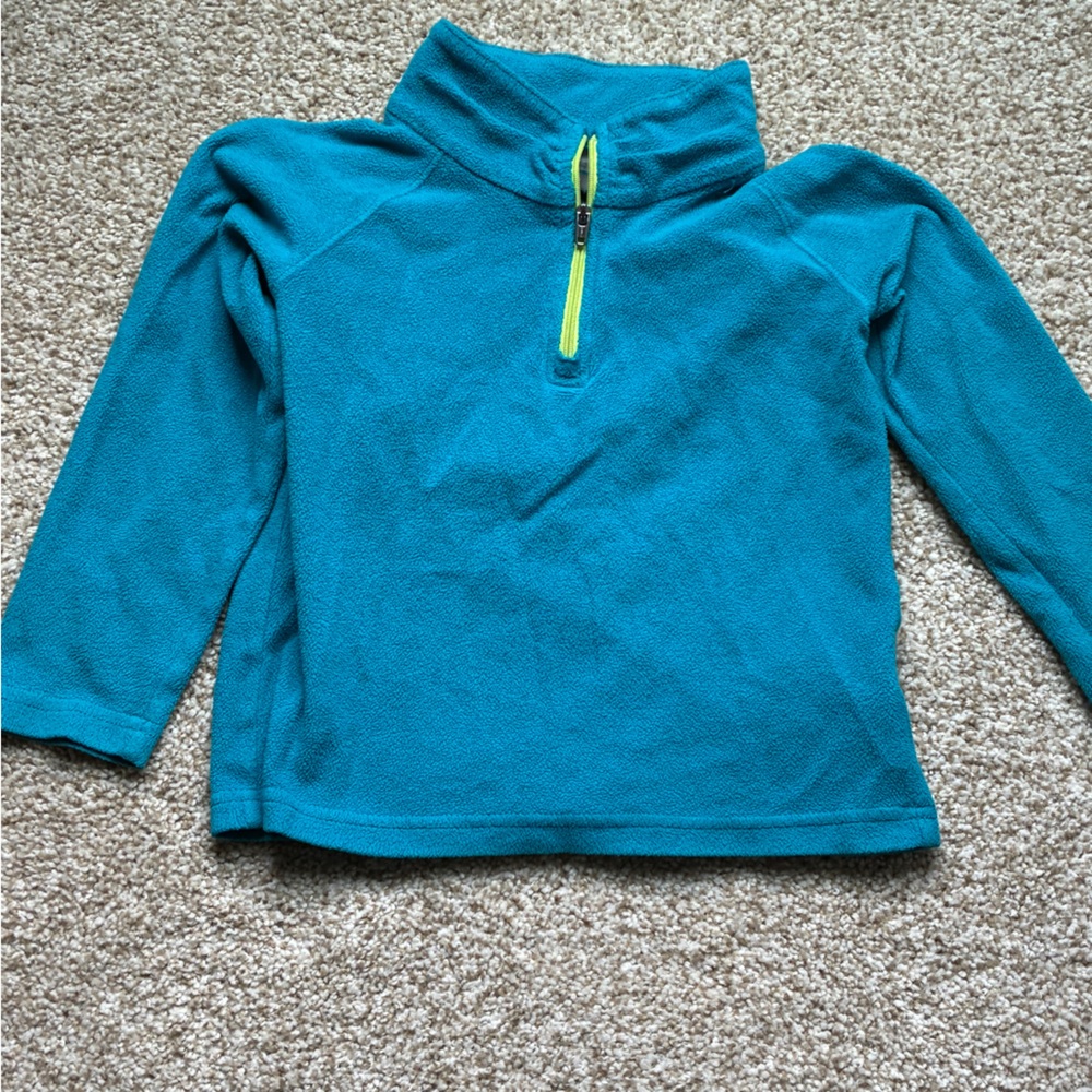 Columbia Kids' Teal Zip-Up Fleece Top